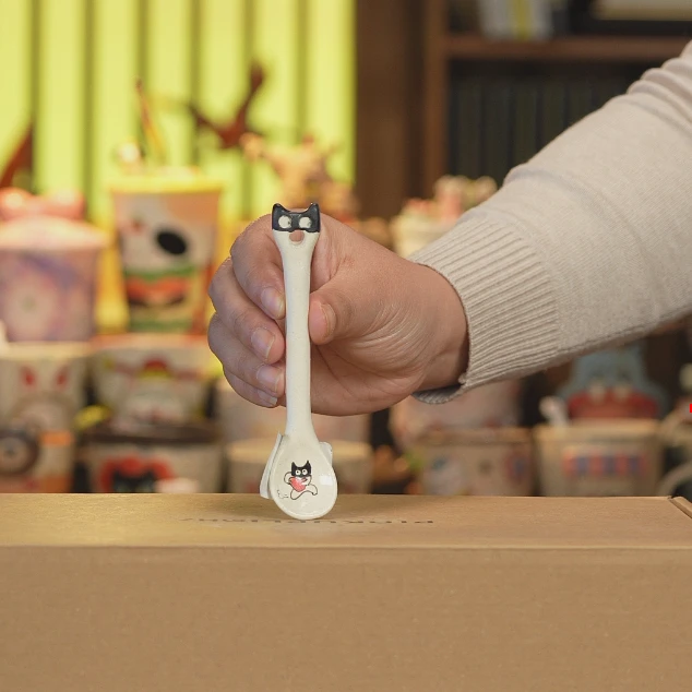 A638手工创意陶瓷勺子