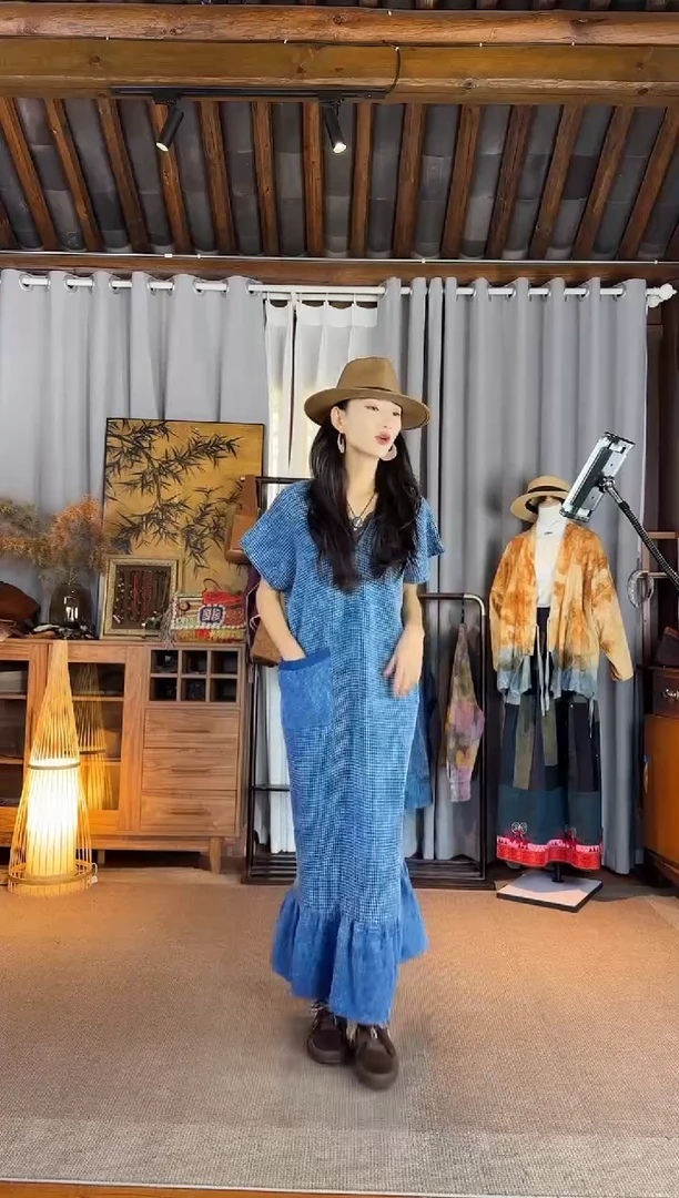 自**情设计师款鱼摆摆连衣裙