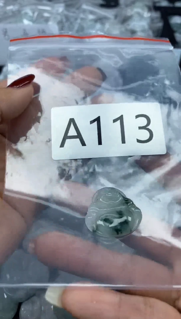 吊坠(不含链)未镶嵌翡翠天然A货翡翠A113