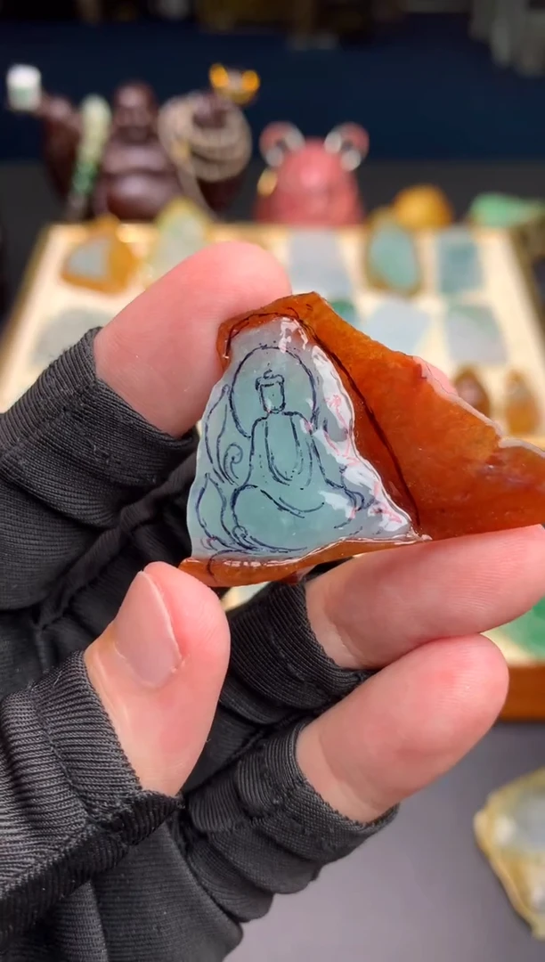 未镶嵌定制翡翠天然翡翠裸石（包工）