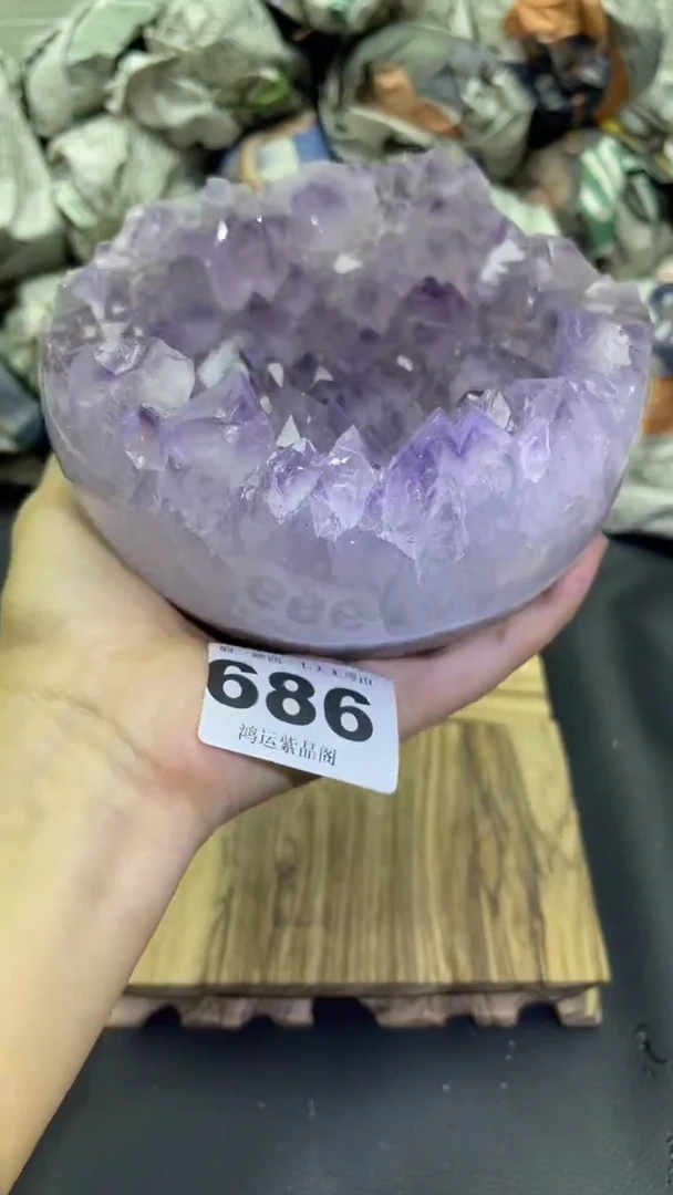 未镶嵌大型摆件（非配饰）紫晶686号摆件