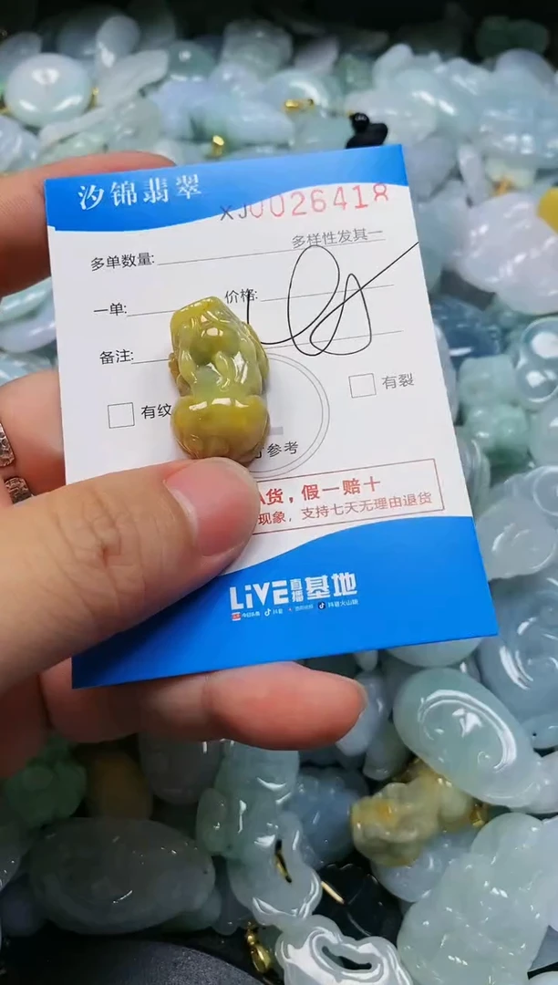 翡翠未镶嵌颈饰闪购商品0026418