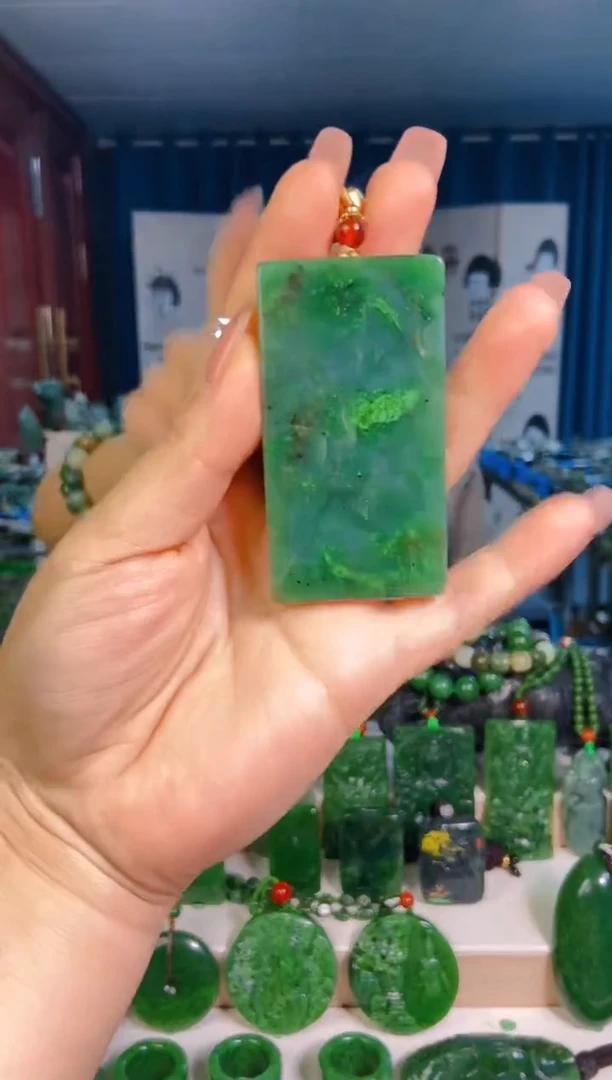 和田玉未镶嵌挂件1