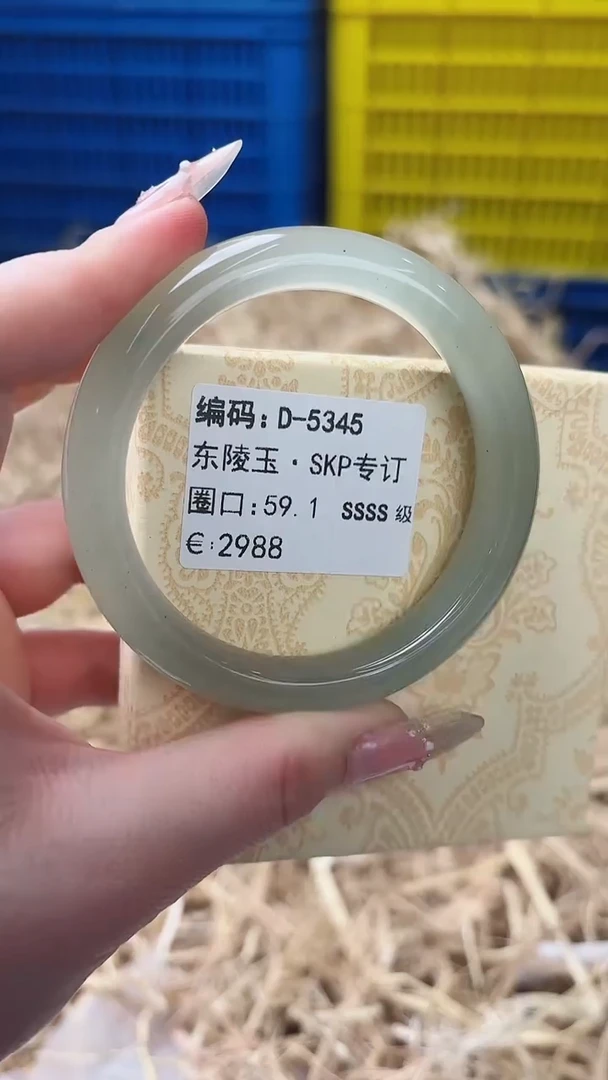 未镶嵌手镯石英质玉D-5345