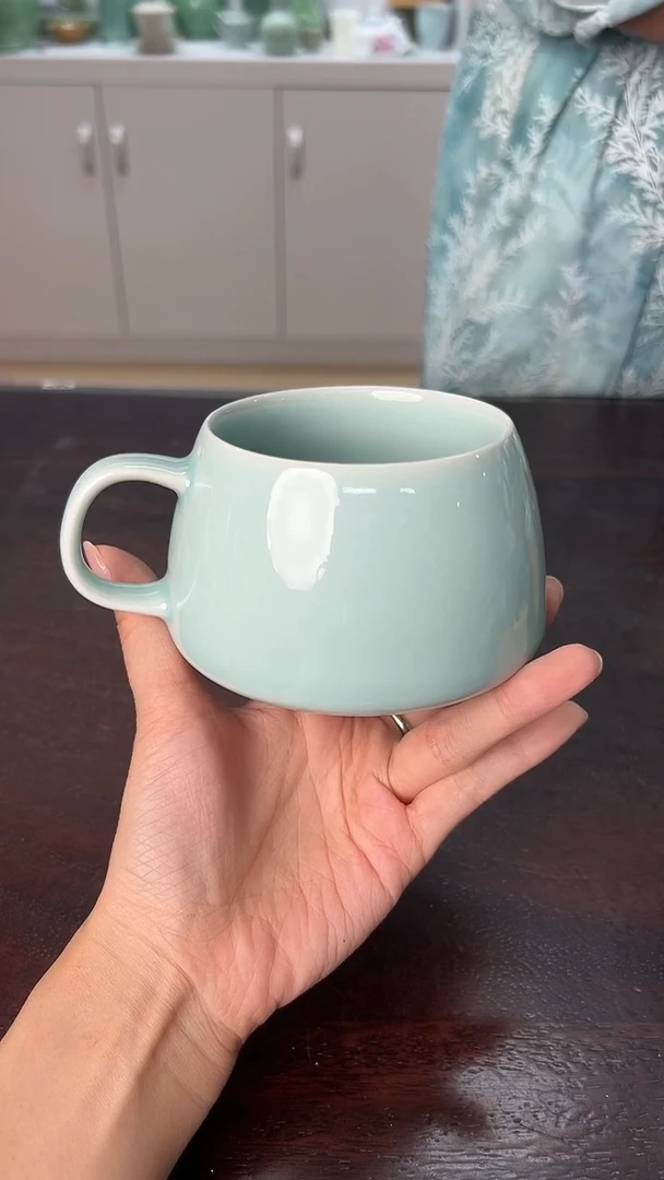 龙泉云间青瓷小米茶器