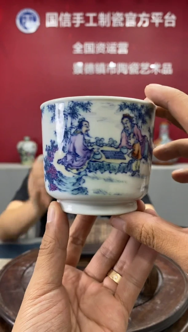 摆件b749景德镇瓷器一件