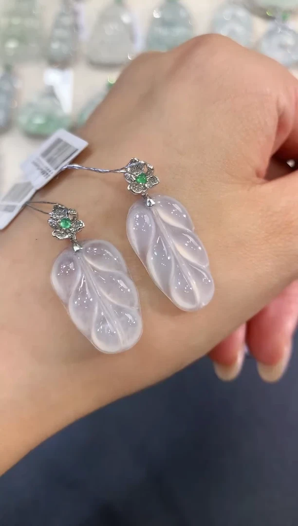 翡翠18K金镶嵌吊坠(不含链)a6多样性一件发货