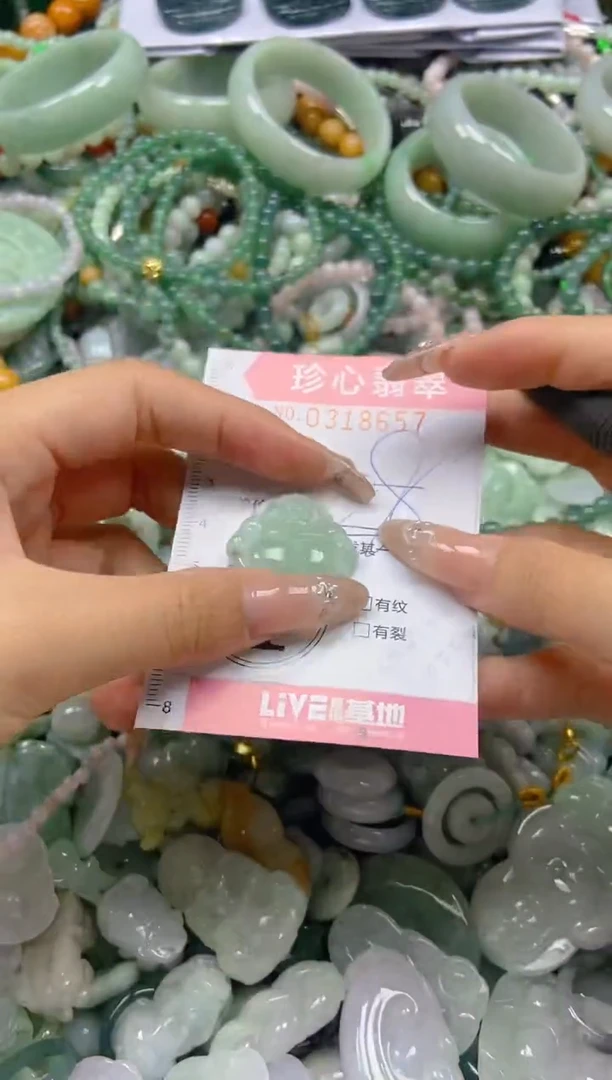 翡翠未镶嵌颈饰闪购0318657