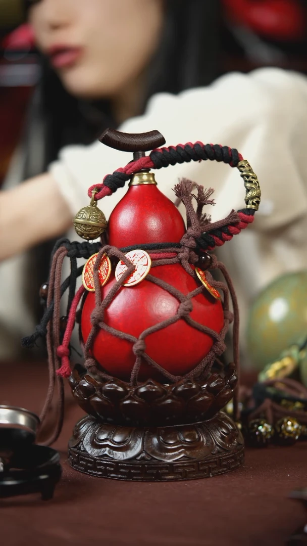 【闪购商品】651号300ml左右的非遗漆器酒葫芦