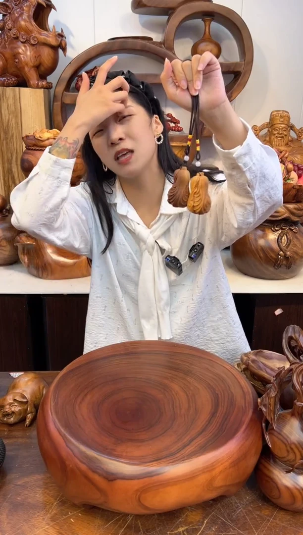 木yb材质白菜挂件