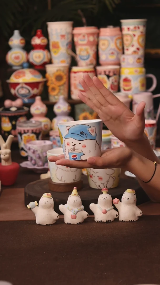 摆件景德镇原创手作陶瓷