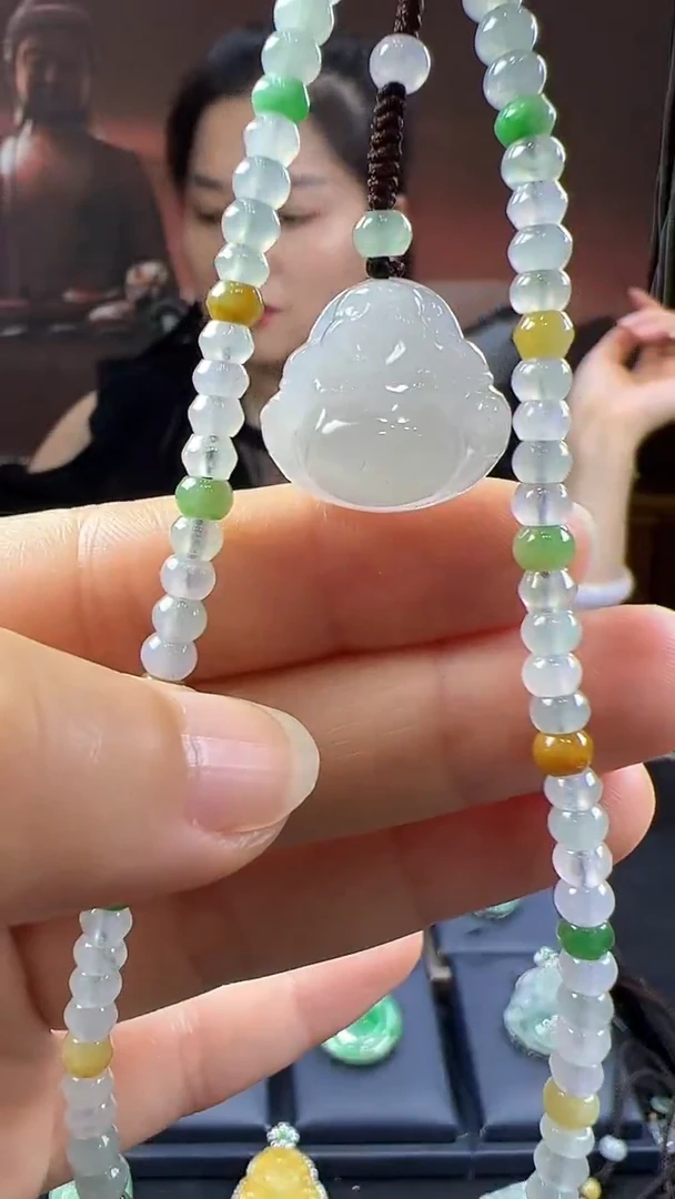 未镶嵌挂件翡翠手机链