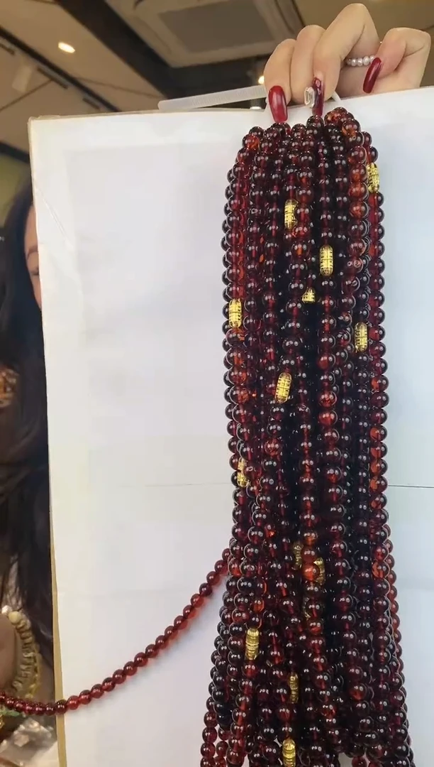 【闪购商品】琥珀颈饰未镶嵌多样性发一