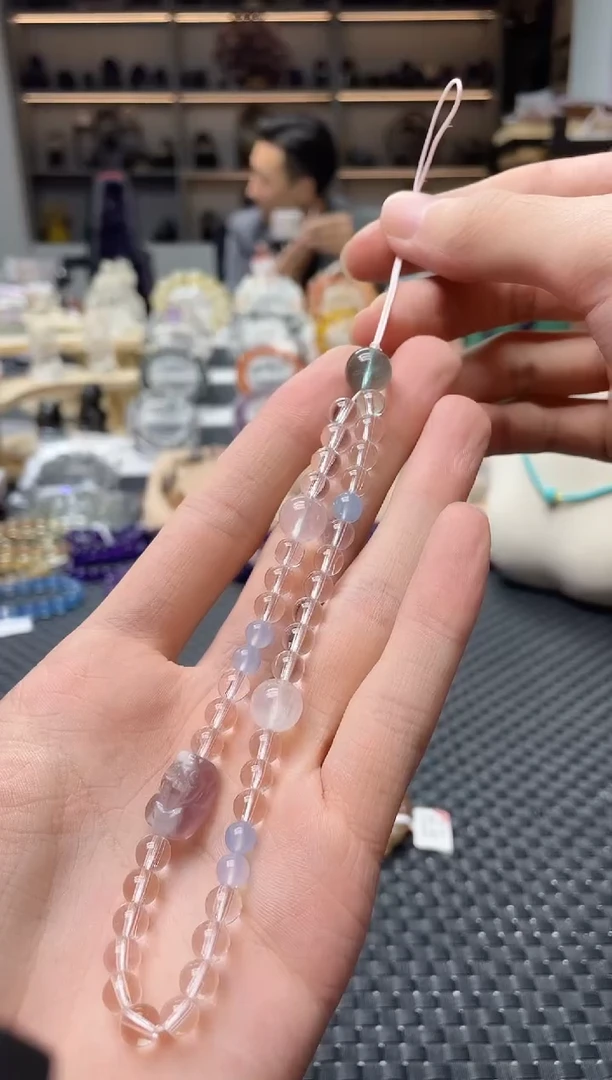 未镶嵌手链水晶手机链