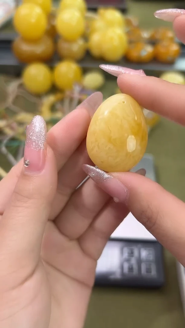 裸石琥珀未镶嵌琥珀蜜蜡吊坠