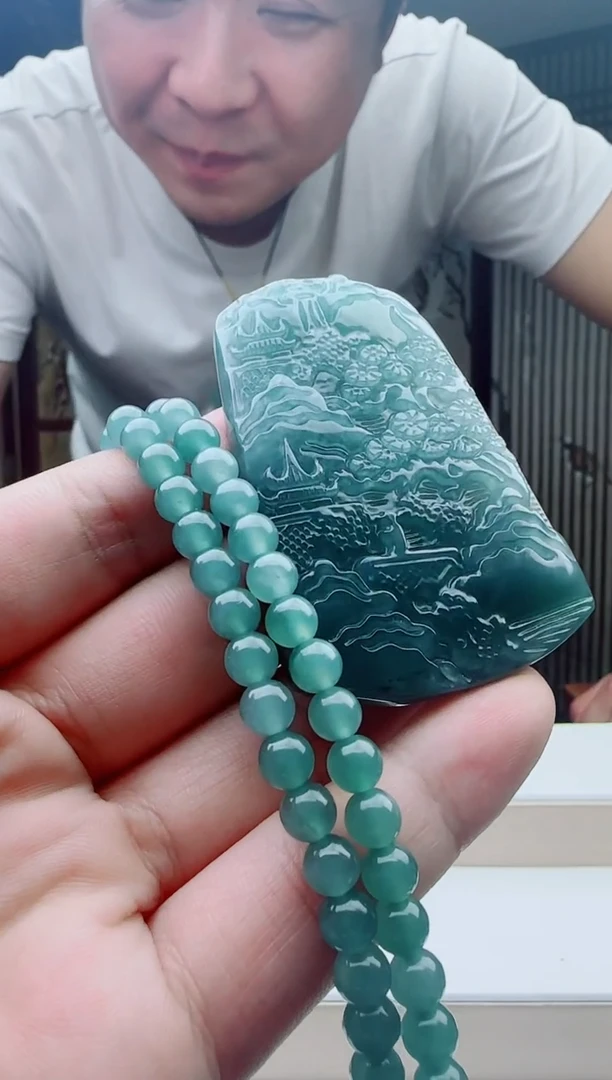 颈饰未镶嵌翡翠多样性发其一