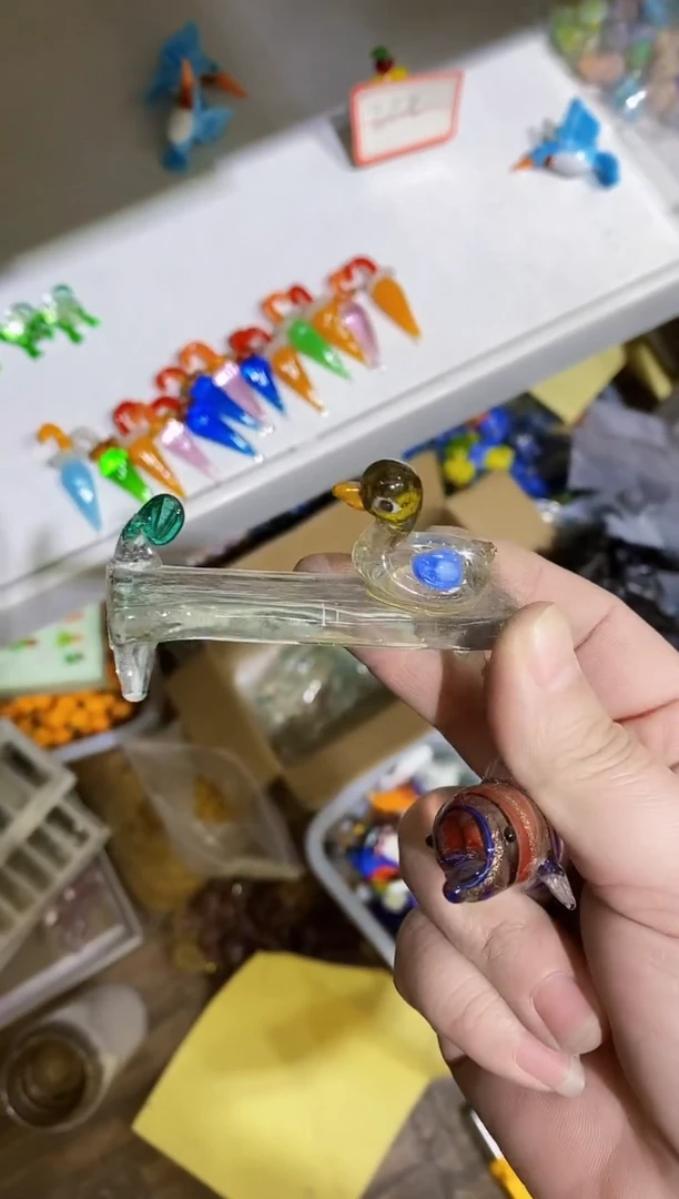 【闪购商品】琉璃手工艺品微瑕凳子鸭