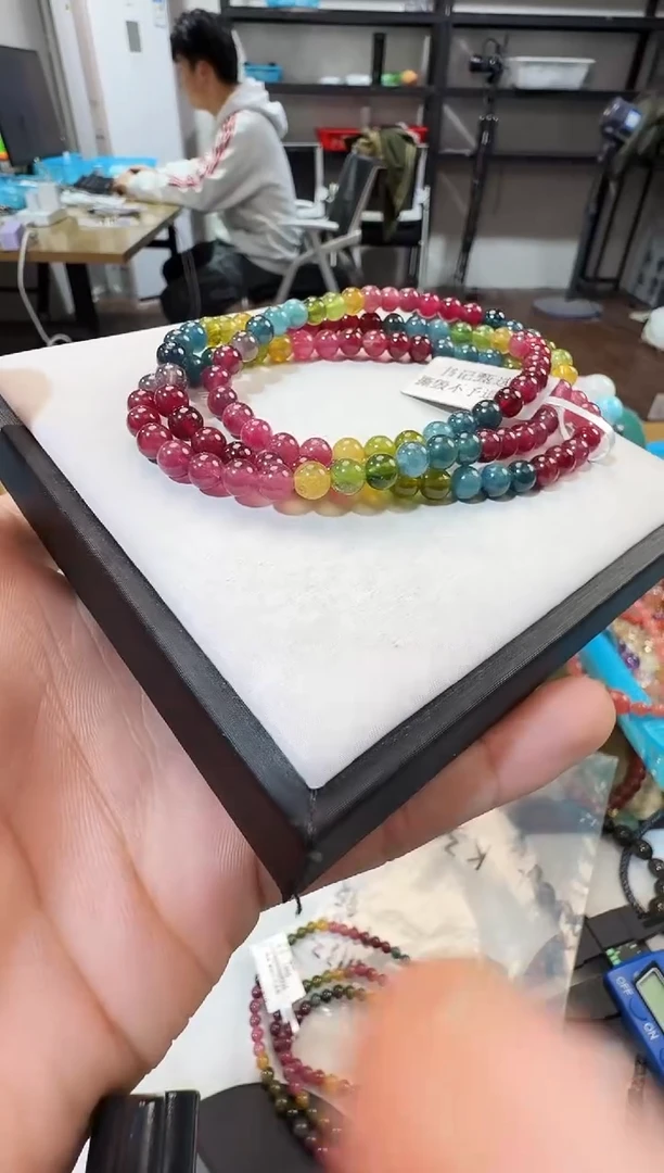 未镶嵌手链碧玺晶6546 约5mm