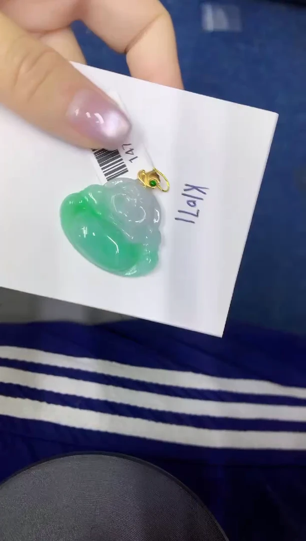 颈饰未镶嵌翡翠缅甸天然翡翠A货