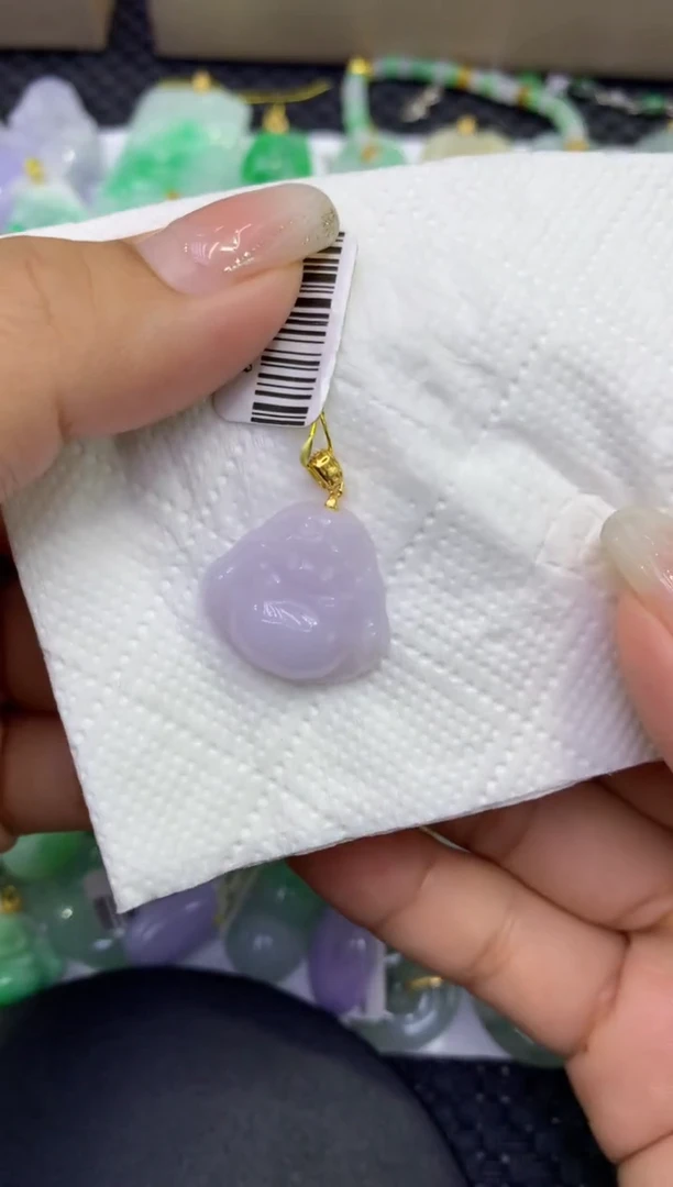 颈饰未镶嵌翡翠天然缅甸A货翡翠