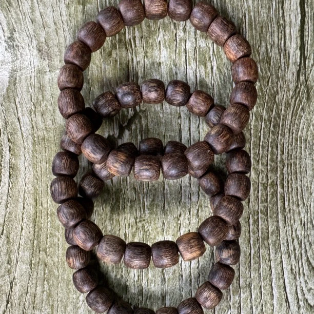 F31-3奇楠沉香沉水虎斑鼓珠09单圈多样性发一