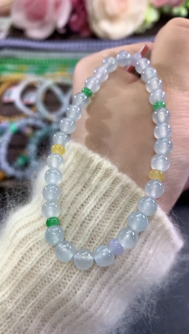 未镶嵌手串翡翠c85