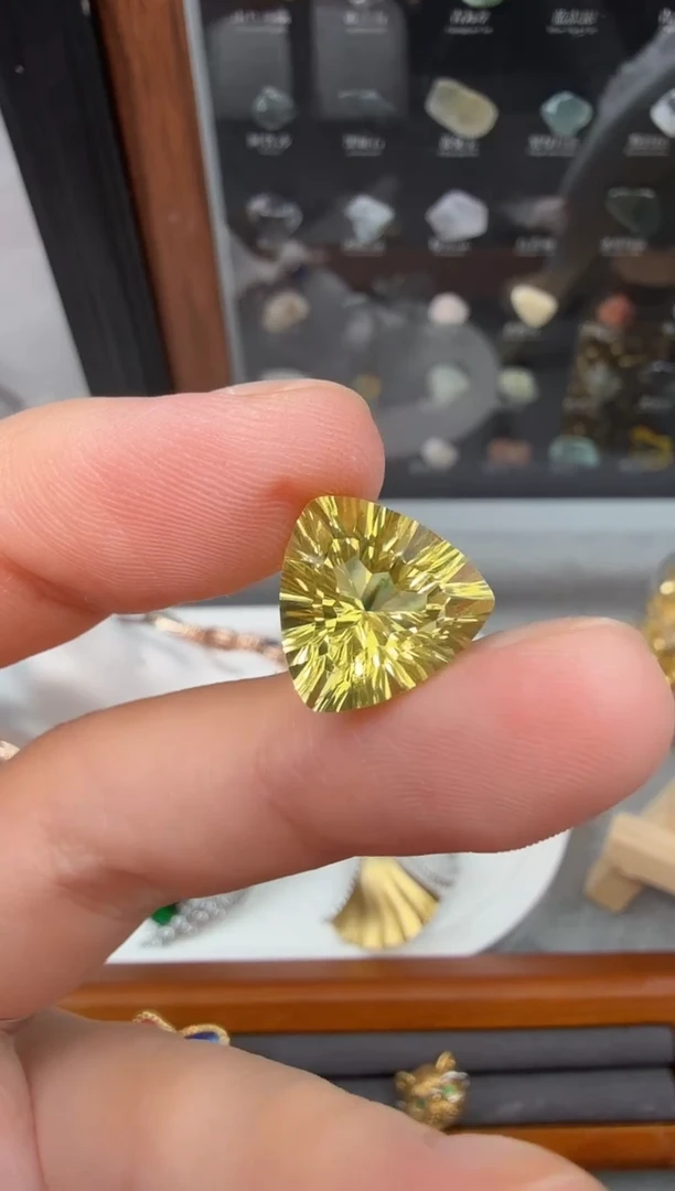 银S925镶嵌珠宝半成品水晶5ct-A321-1p