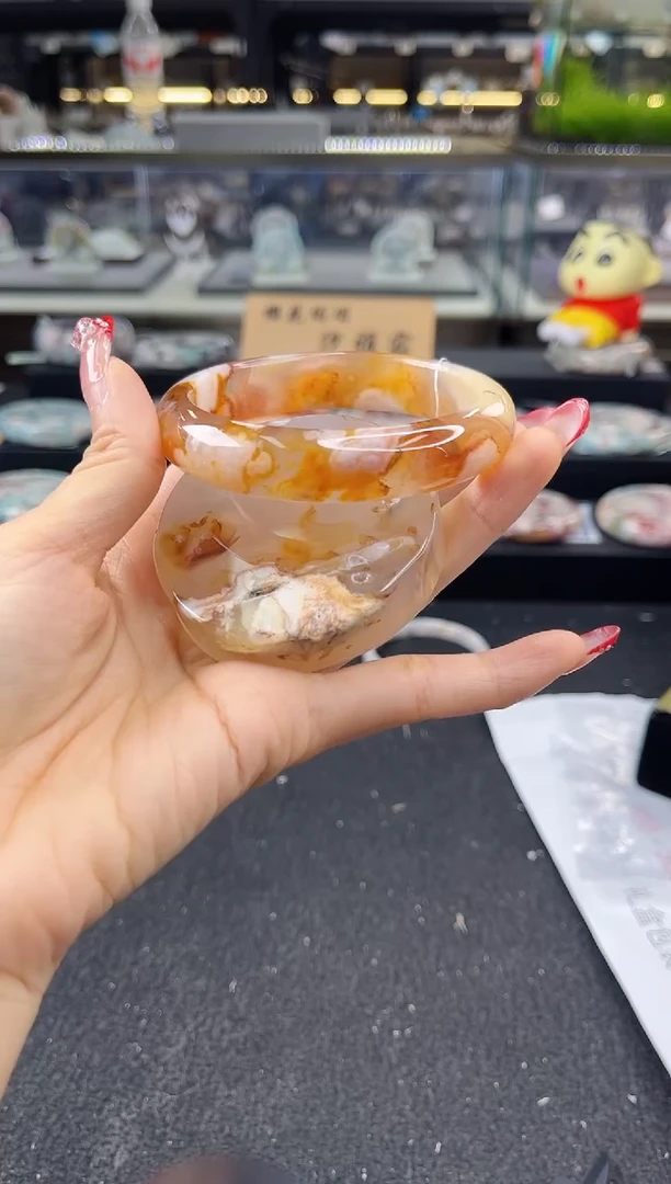 未镶嵌手镯石英质玉62--63圈口（赠品镯心）S96688