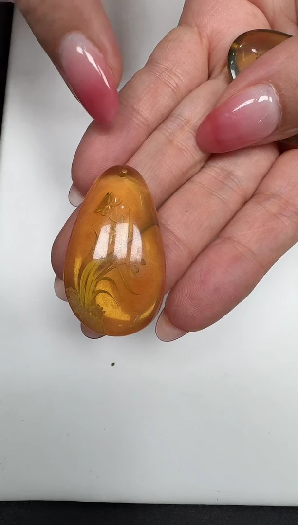 琥珀颈饰未镶嵌97