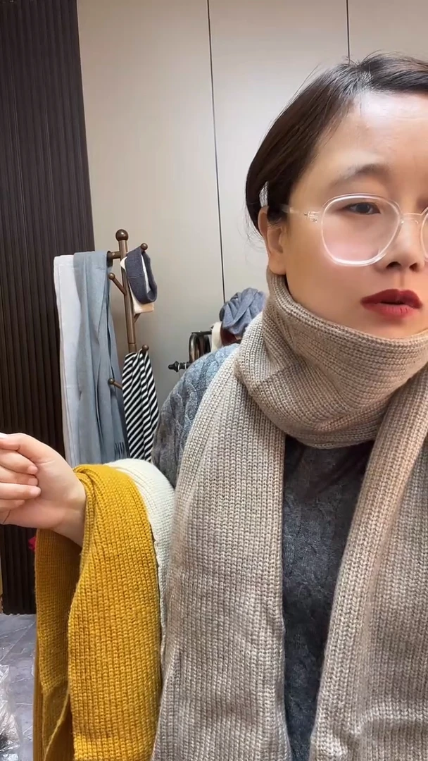 元宝针羊绒围巾666