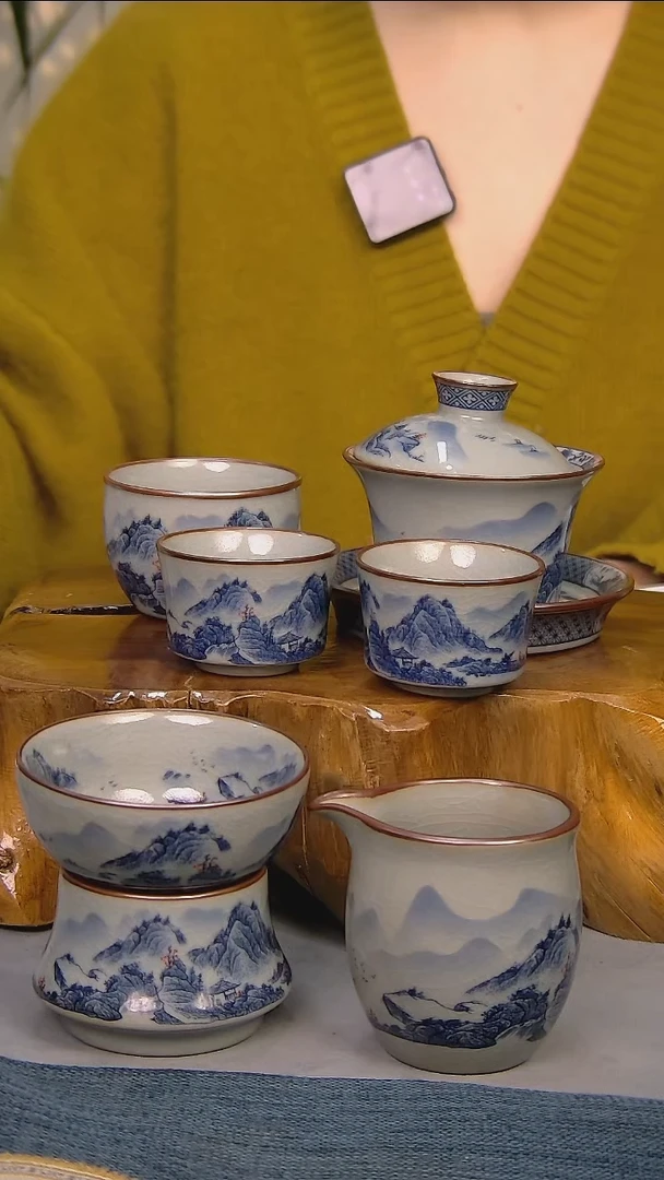 简装家用款6件套 陶瓷家用茶具系列