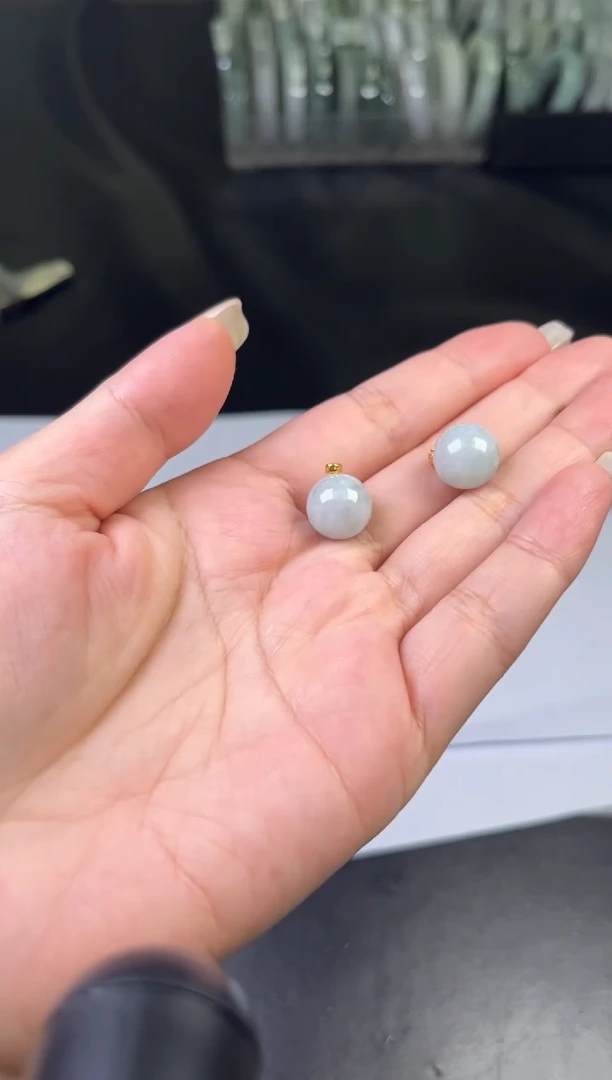 翡翠18K金镶嵌吊坠(不含链)DY20250614075多样性发一件