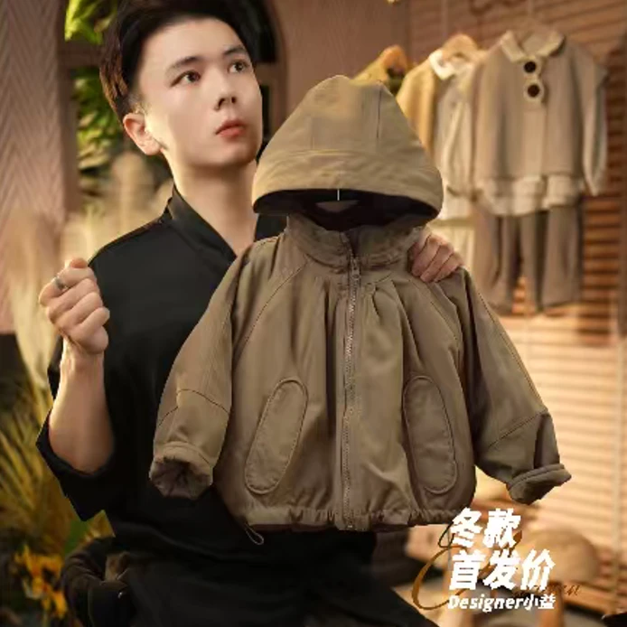 现货啵小爸【林森】男童2025冬季新品宝宝夹棉加厚外套棉服童装冬款