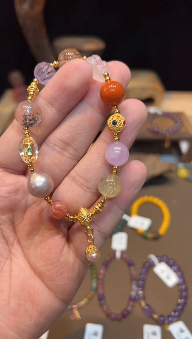 【闪购商品】水晶手链未镶嵌手饰@@E4408