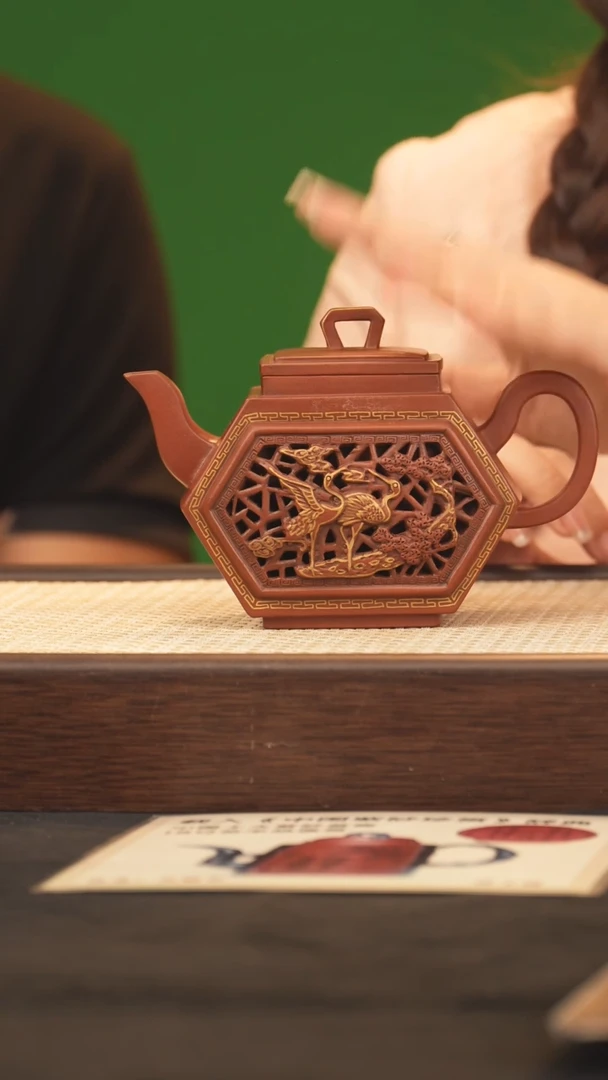 茶壶紫砂WSH千古风流壶 朱泥300cc