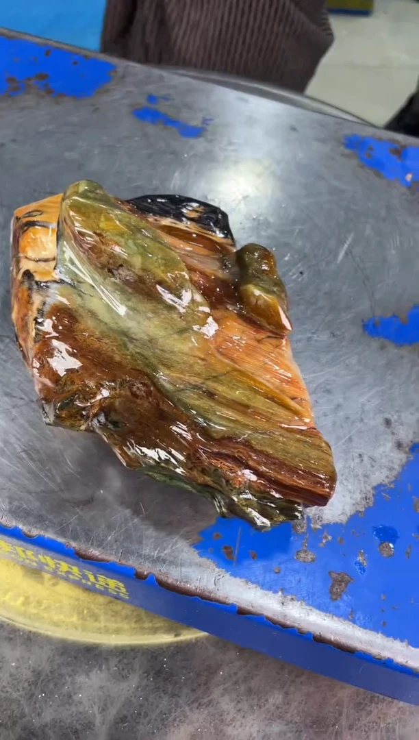 【闪购商品】硅化玉摆件未镶嵌85