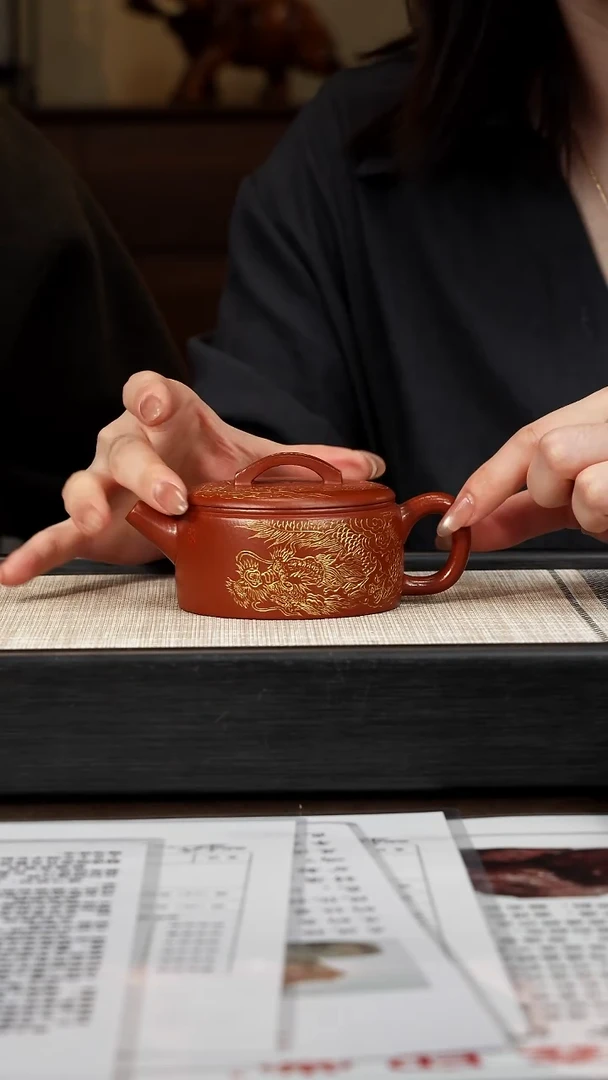 茶壶紫砂【P024】汉瓦   150c  XYT