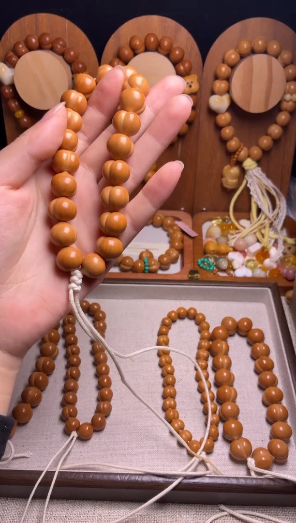 手串猴头核桃心****4全品光面柯基猫爪手串