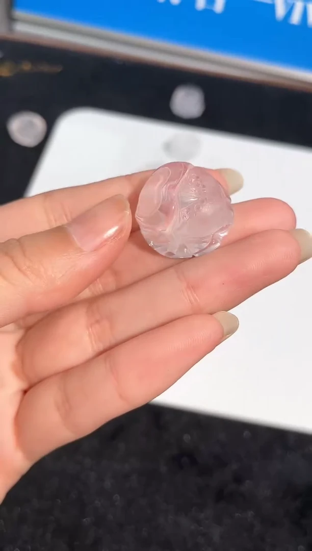 水晶手链未镶嵌13号白水晶爱心狐配件