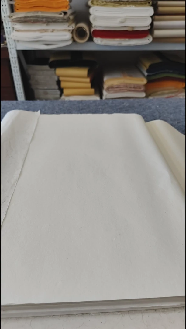 42*153半生熟檀皮宣50张纯手工