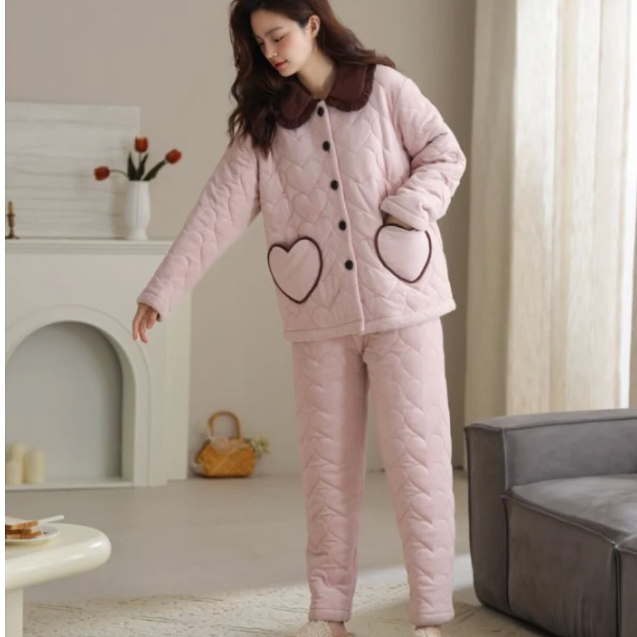 【爱你的心】暖和又好看的省服家居服20696