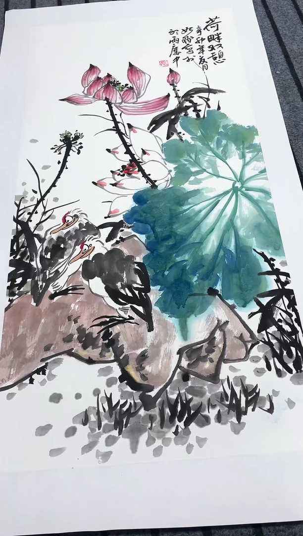 精品国画花鸟作品