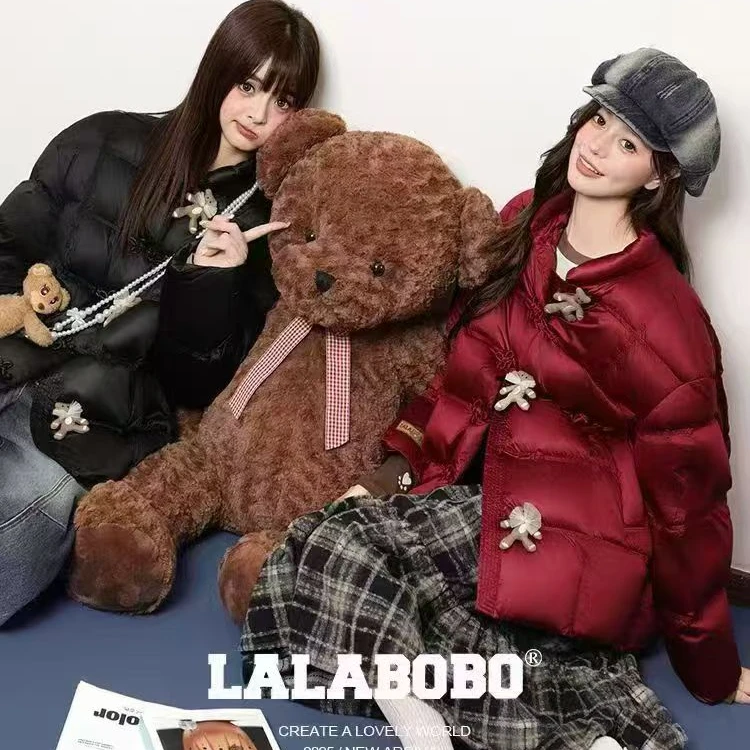 杭州LALABOBO羽绒服冬新原创新中式巨好看盘扣外套RBED-WSYR13
