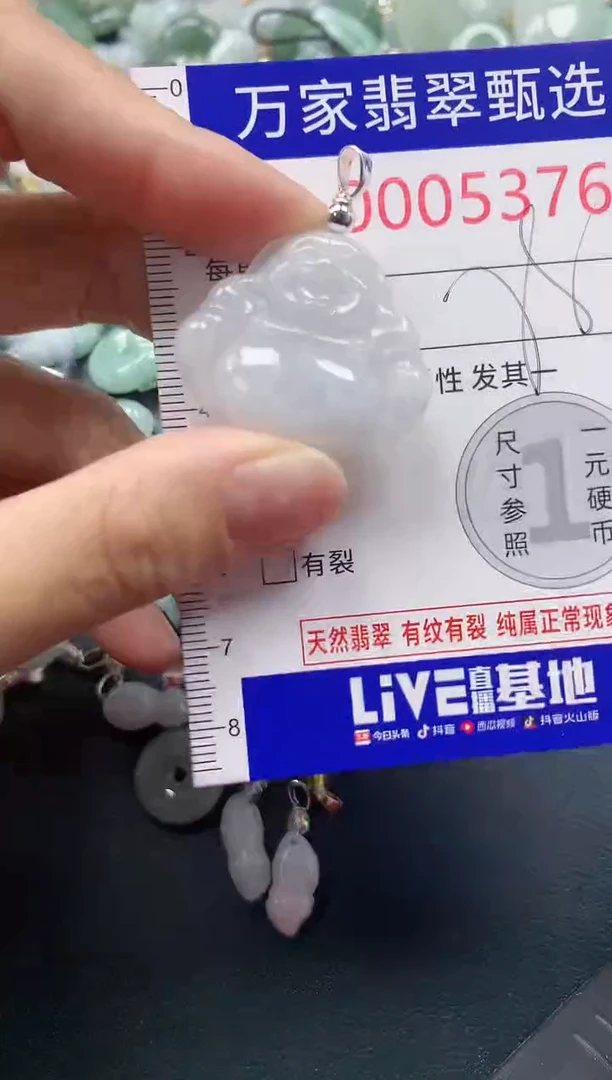 吊坠(不含链)未镶嵌翡翠5376