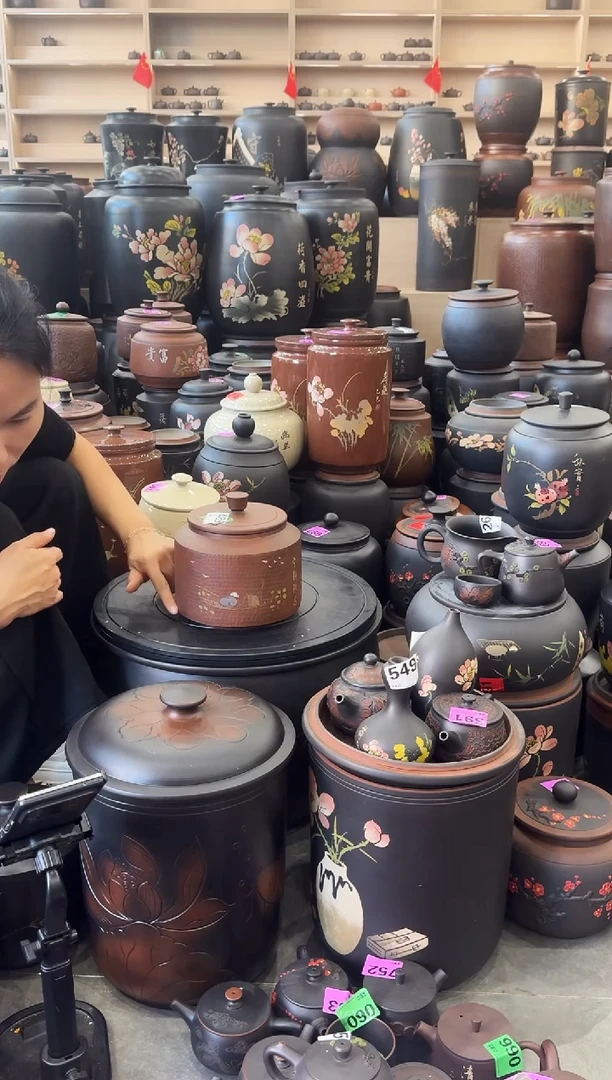 罐瑕疵茶叶罐   489  德中古铜色