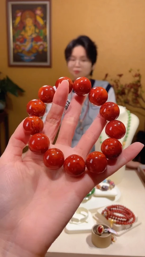 未镶嵌手串南红玛瑙1@@ZY50925024