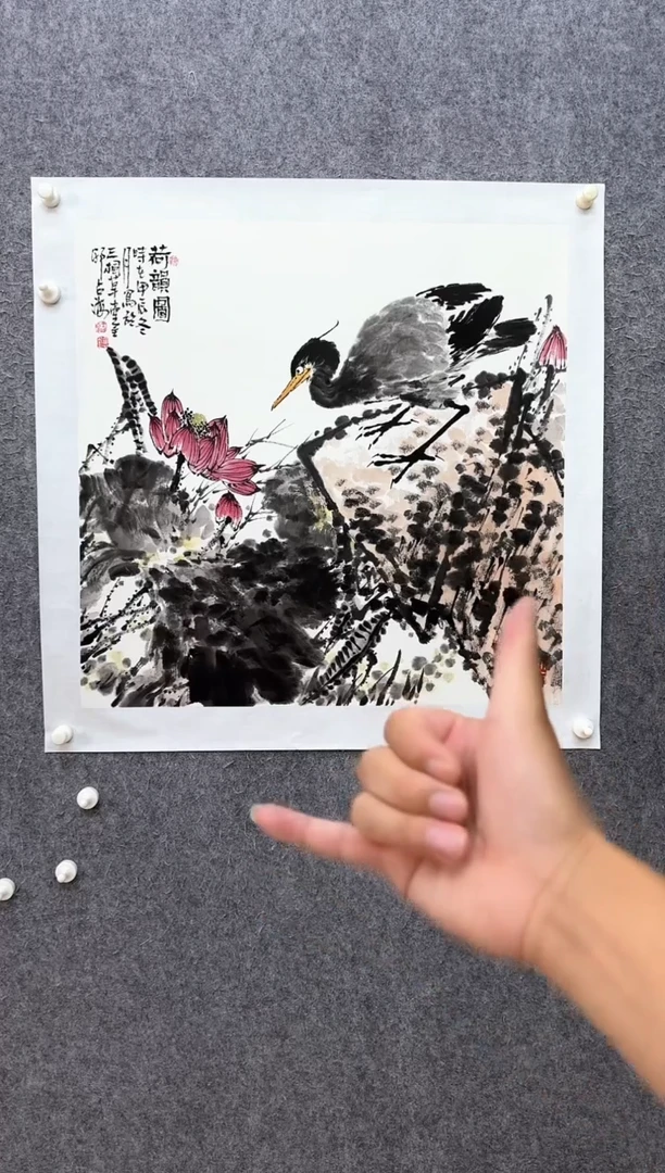 国画ST-WZH花鸟绘画作品