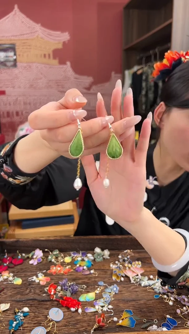 【闪购商品】刺绣苏绣世家非遗手工（耳环）