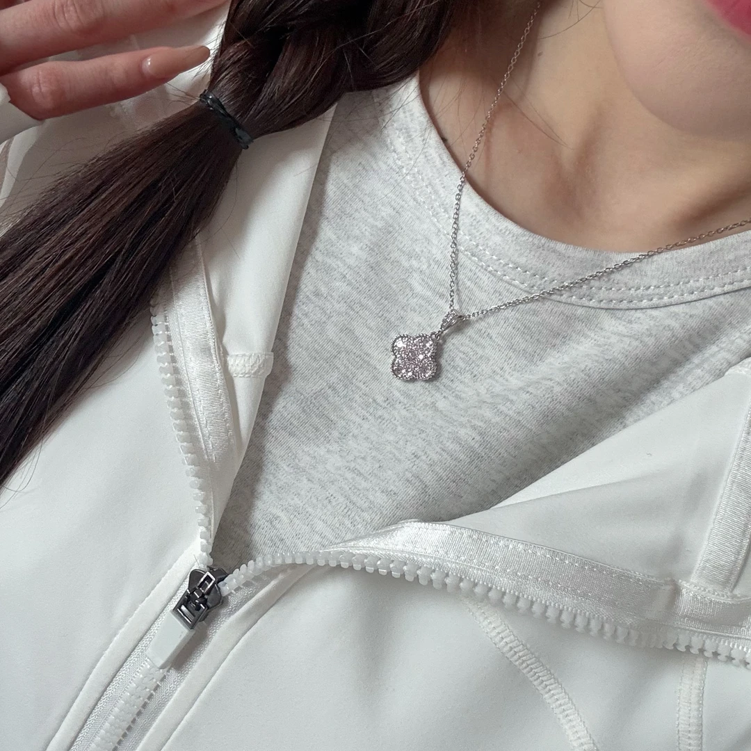 合金项链 【W H】四叶草项链