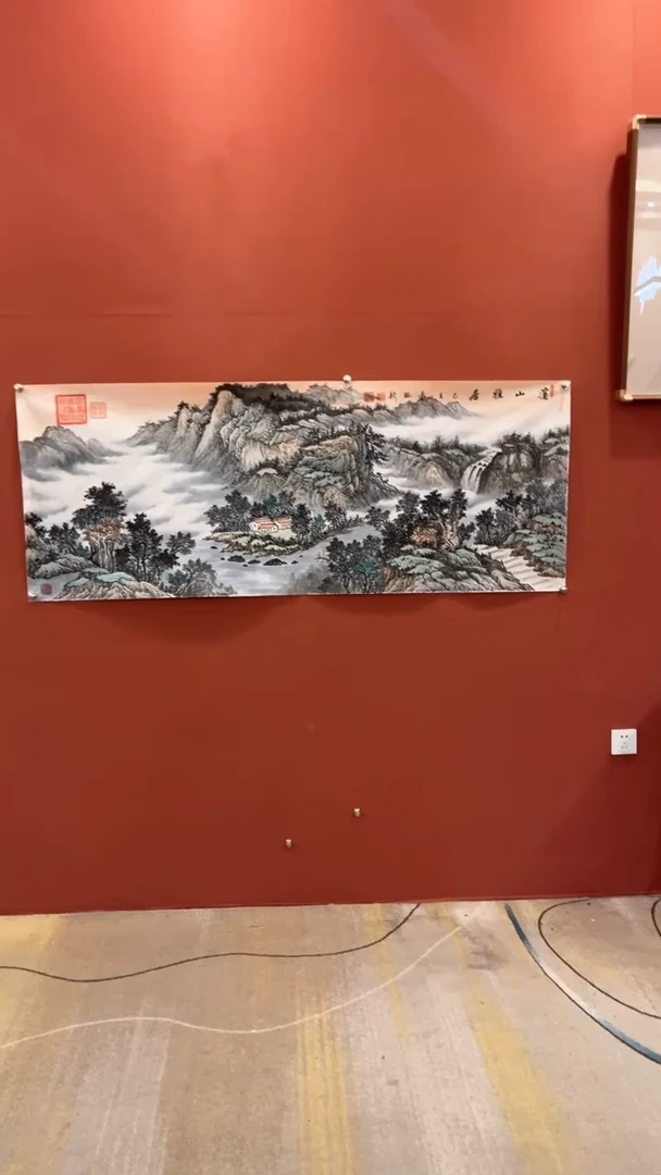国画谢瑞新老师作品 溪山雅居